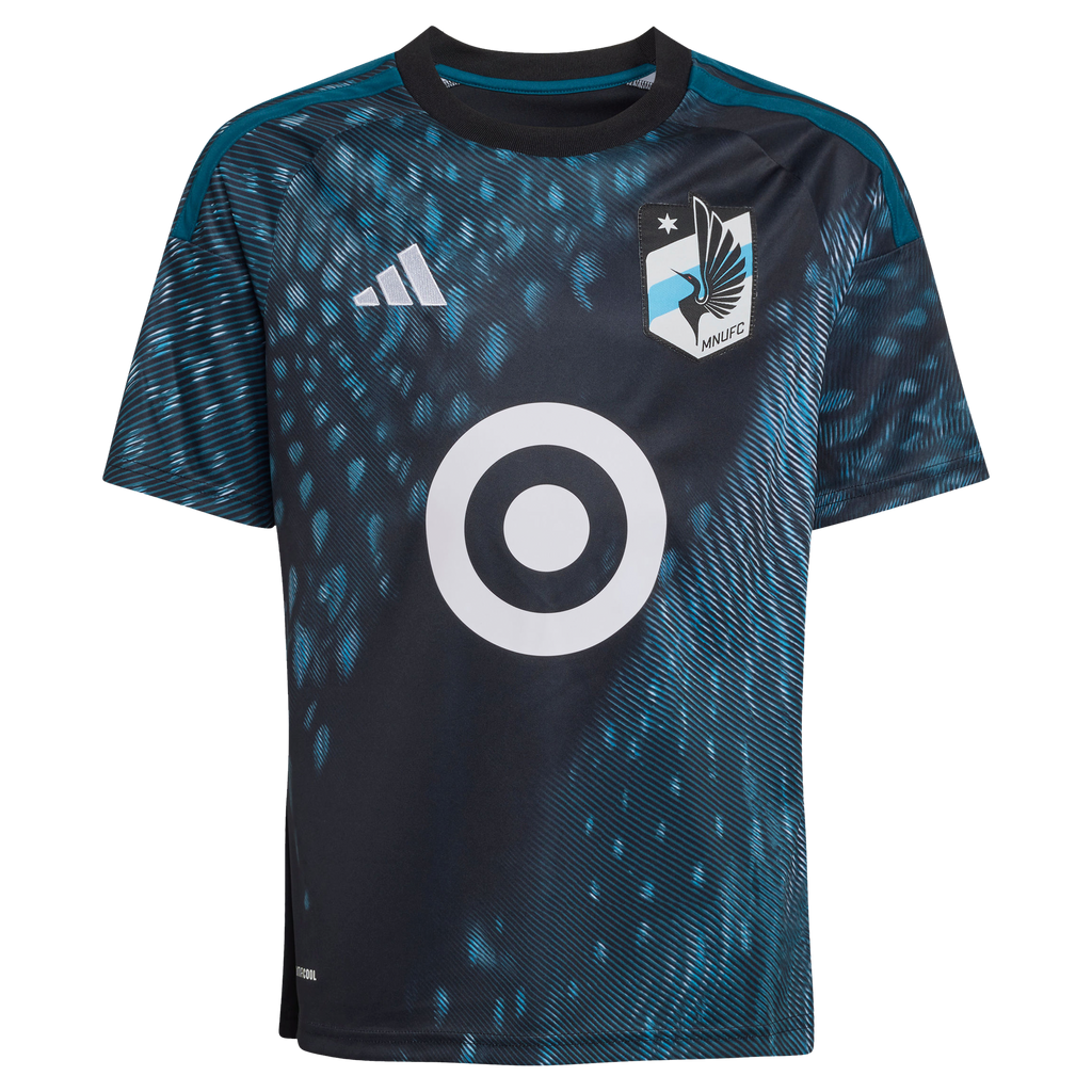 Youth Minnesota United FC Joaquín Pereyra Black 2026 The Decade Kit Replica Jersey