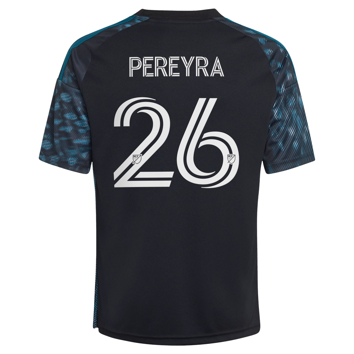 Youth Minnesota United FC Joaquín Pereyra Black 2026 The Decade Kit Replica Jersey