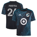 Youth Minnesota United FC Joaquín Pereyra Black 2026 The Decade Kit Replica Jersey