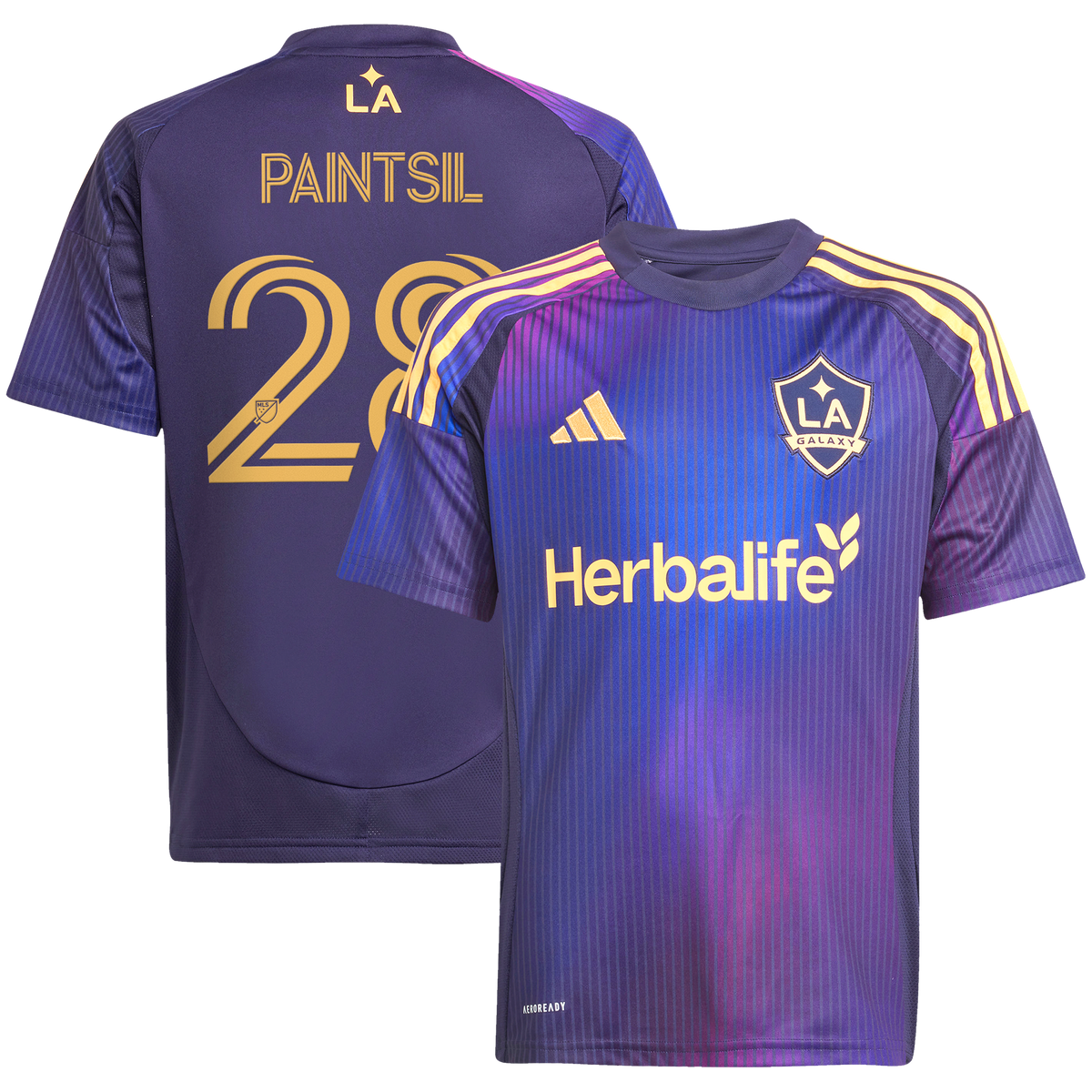 Youth LA Galaxy Joseph Paintsil Navy 2025 RIZON Replica Jersey