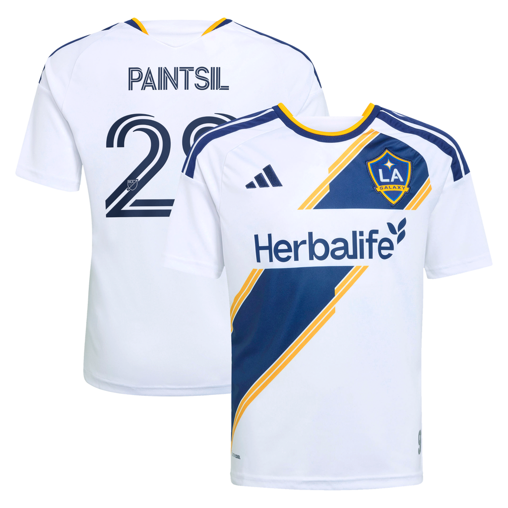 Youth LA Galaxy Joseph Paintsil White 2026 The VeloCITY Kit Replica Jersey