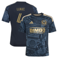Youth Philadelphia Union Jovan Lukić Navy 2026 1776 Kit Replica Jersey