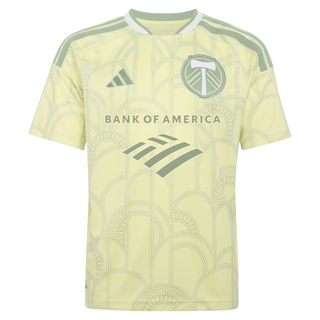 Youth Portland Timbers Kristoffer Velde Yellow 2026 Civic Stadium Kit Replica Jersey