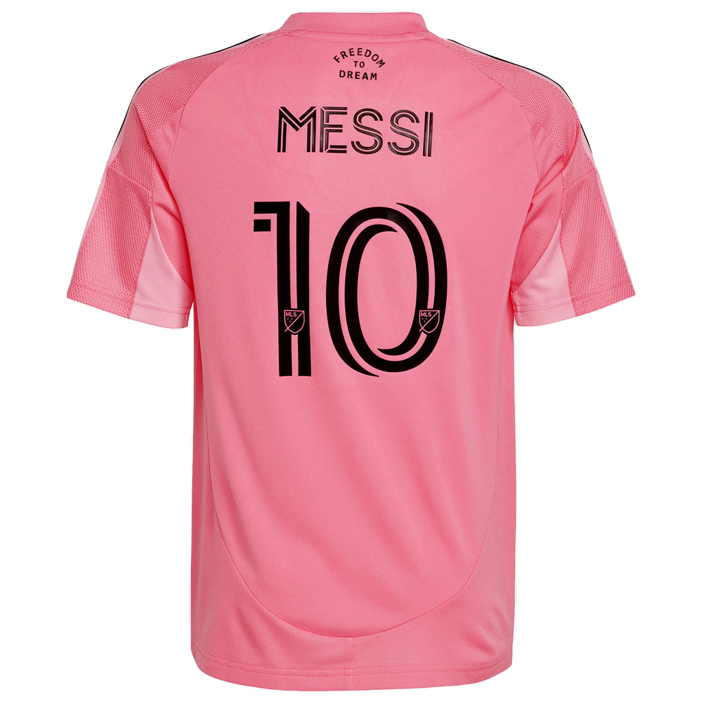 Youth Inter Miami CF Lionel Messi Light Pink 2025 Euforia Replica Player Jersey