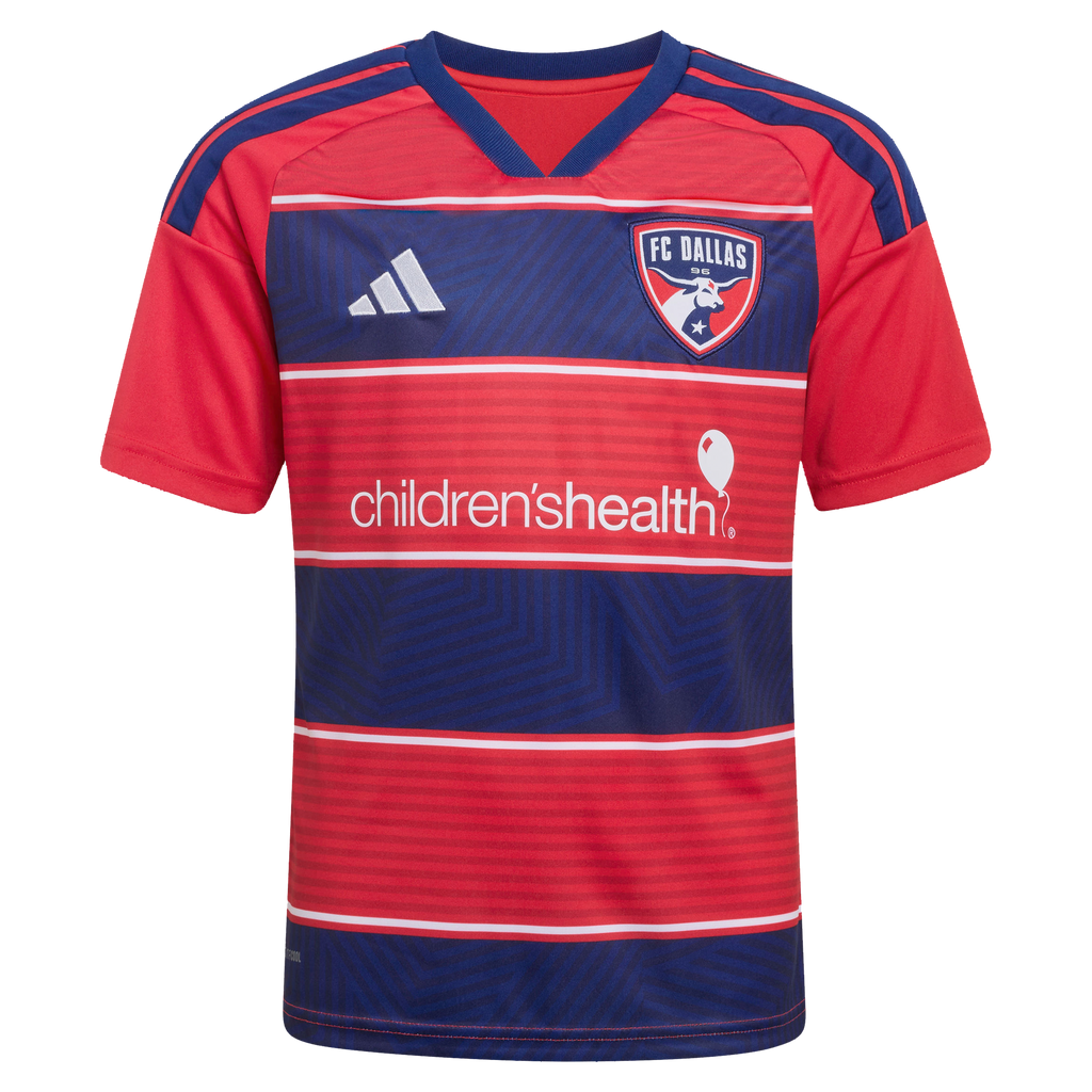 Youth FC Dallas Logan Farrington Red 2026 DNA Kit Replica Jersey