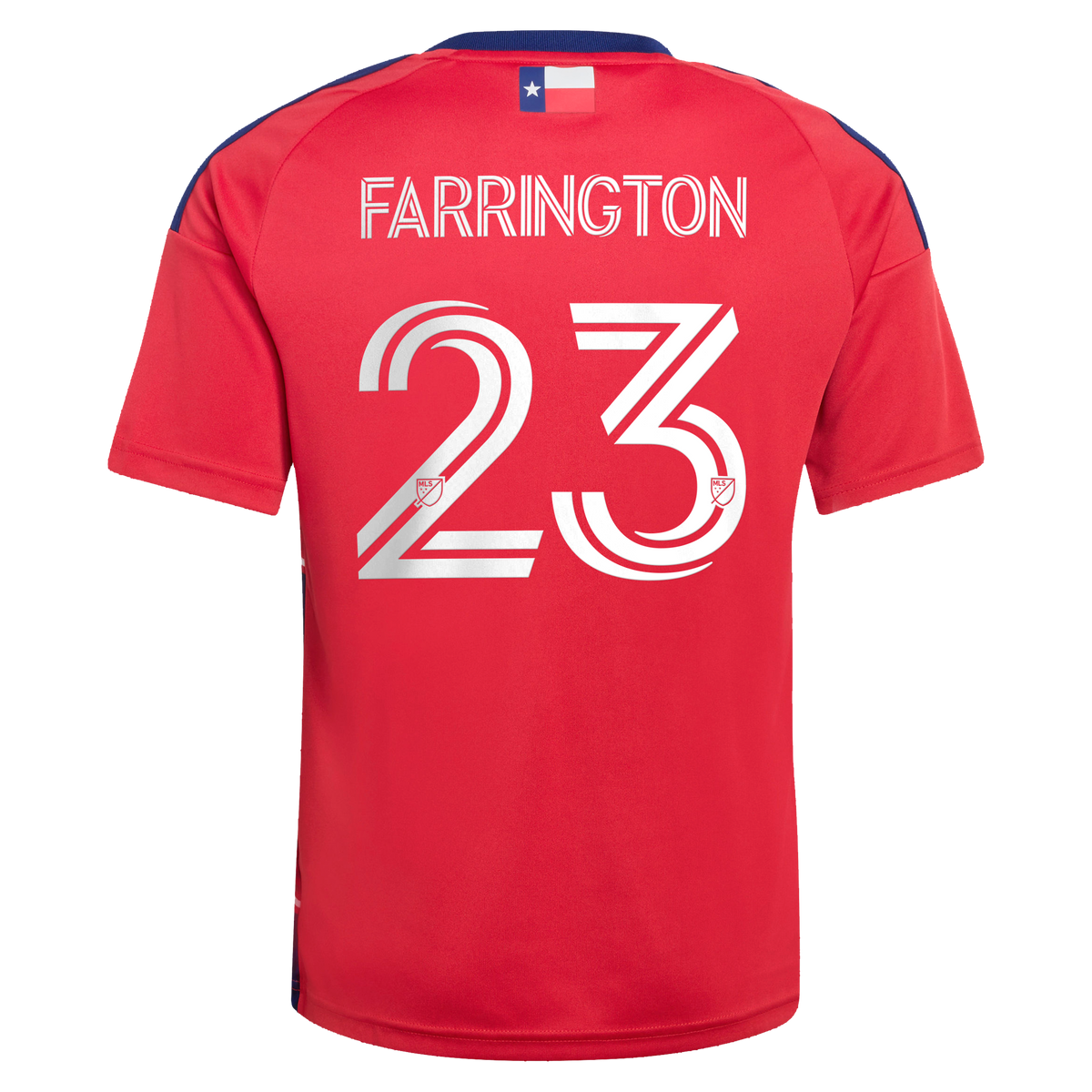 Youth FC Dallas Logan Farrington Red 2026 DNA Kit Replica Jersey