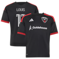 Youth D.C. United Louis Munteanu Black 2026 Black-and-Red Kit Replica Jersey
