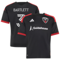 Youth D.C. United Lucas Bartlett Black 2026 Black-and-Red Kit Replica Jersey