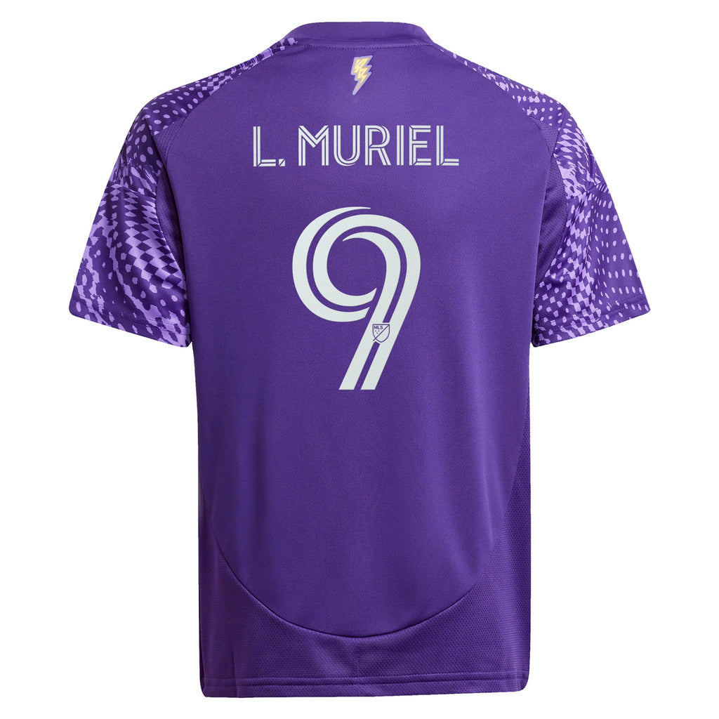 Youth Orlando City SC Luis Muriel Purple 2025 Perfect Storm Replica Player Jersey