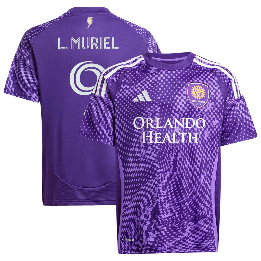Youth Orlando City SC Luis Muriel Purple 2025 Perfect Storm Replica Player Jersey