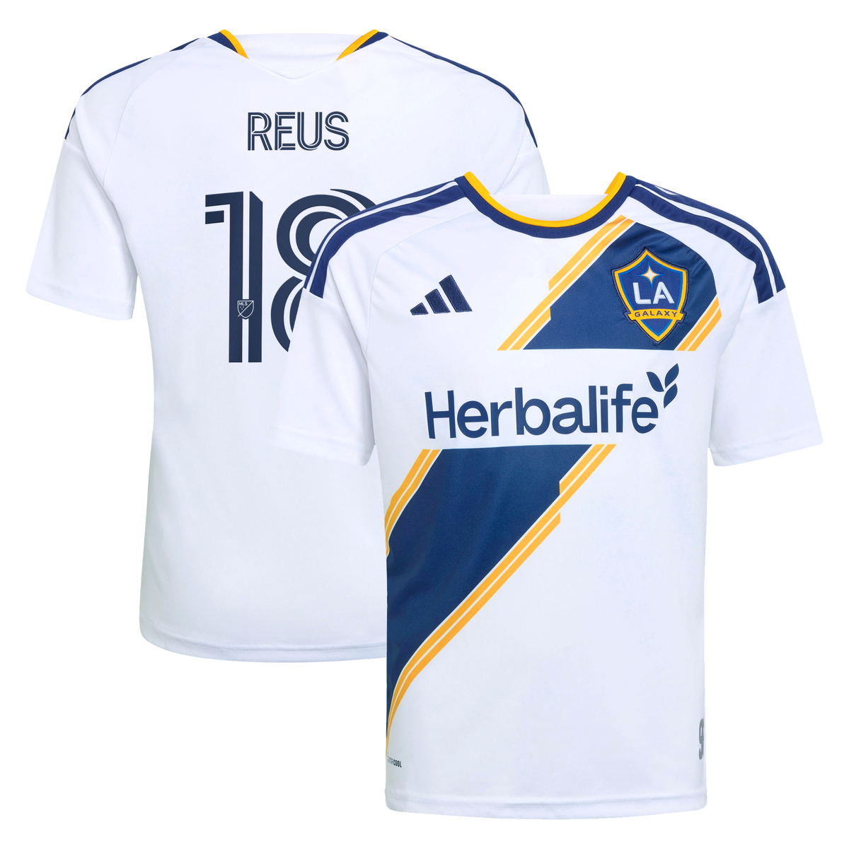 Youth LA Galaxy Marco Reus White 2026 The VeloCITY Kit Replica Jersey