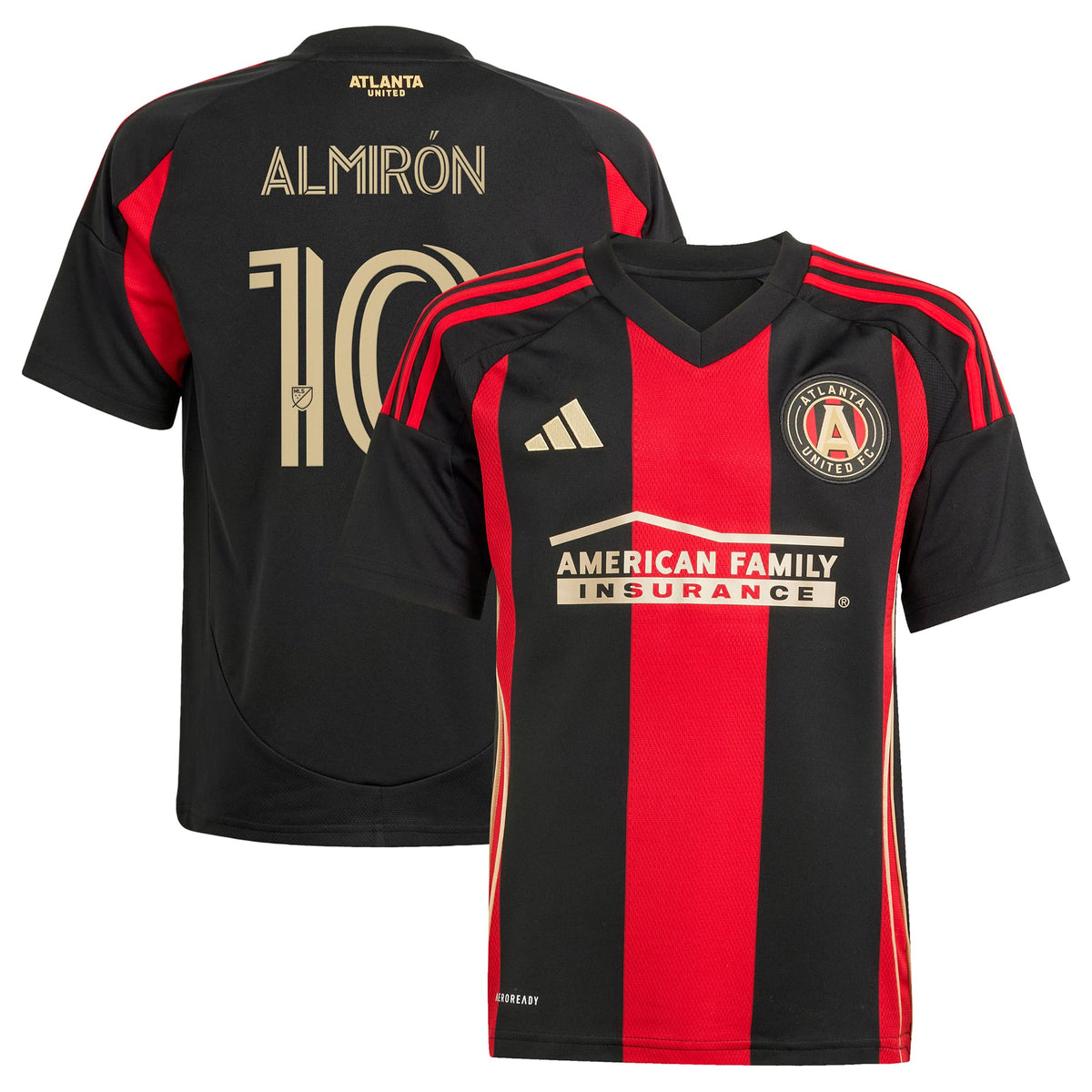Youth Atlanta United FC Miguel Almiron Black 2025 The Connector Replica Player Jersey