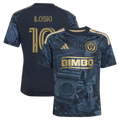 Youth Philadelphia Union Milan Iloski Navy 2026 1776 Kit Replica Jersey