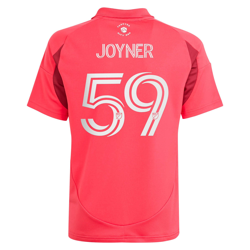 Youth St. Louis CITY SC MyKhi Joyner Red 2025 Forever CITY Red Replica Jersey