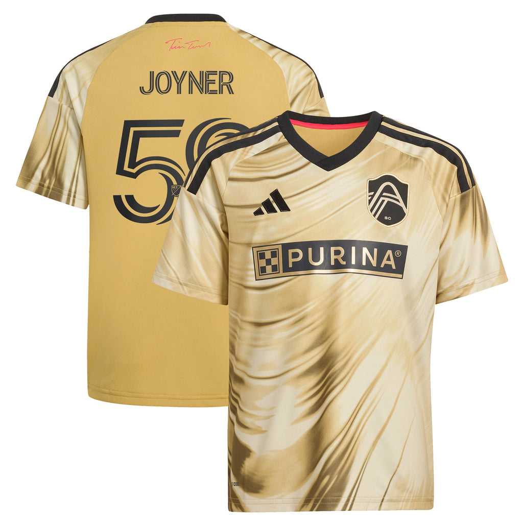 Youth St. Louis CITY SC MyKhi Joyner Yellow 2026 The Tina Turner Kit Replica Jersey