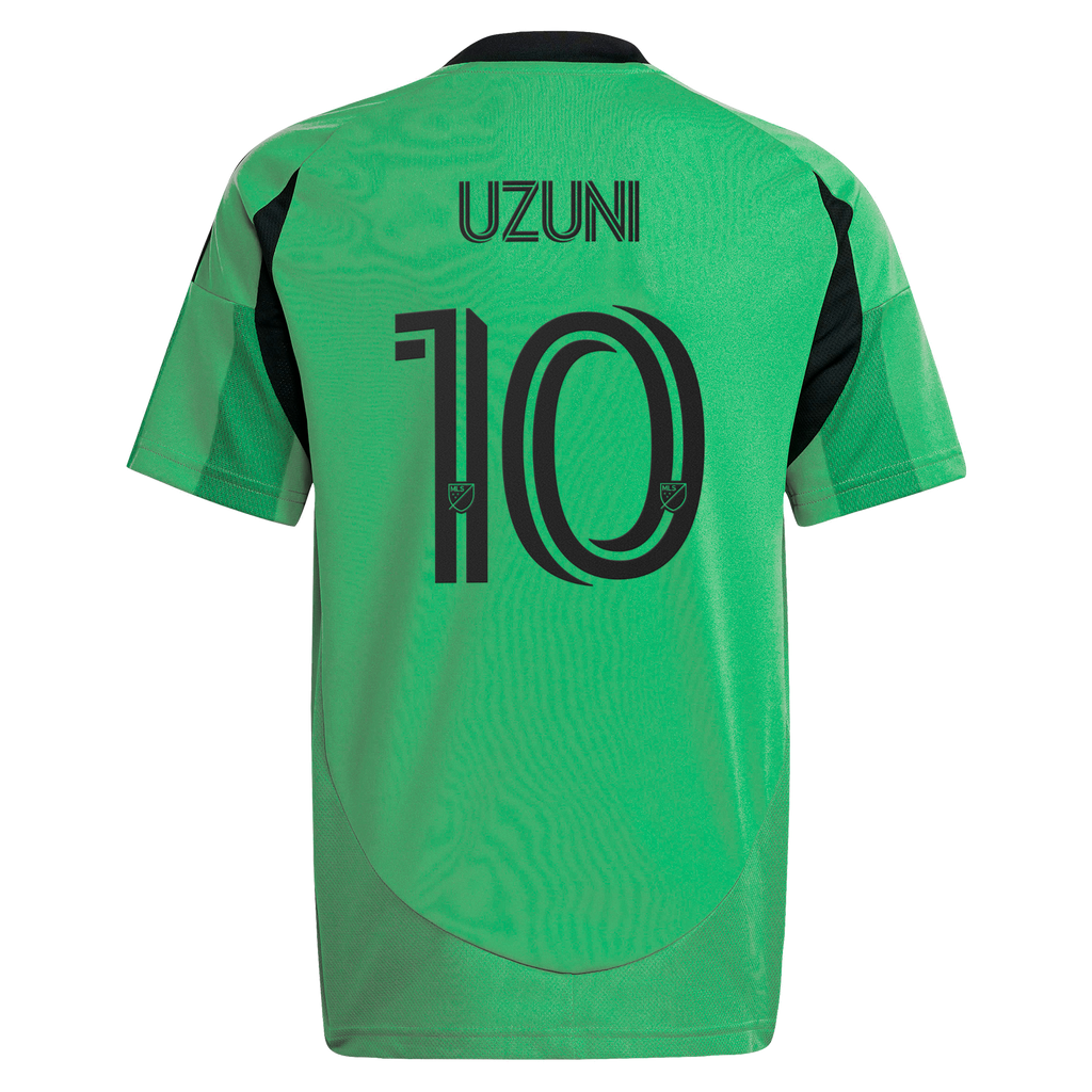 Youth Austin FC Myrto Uzuni Green 2025 The Heartbeat Kit Replica Jersey