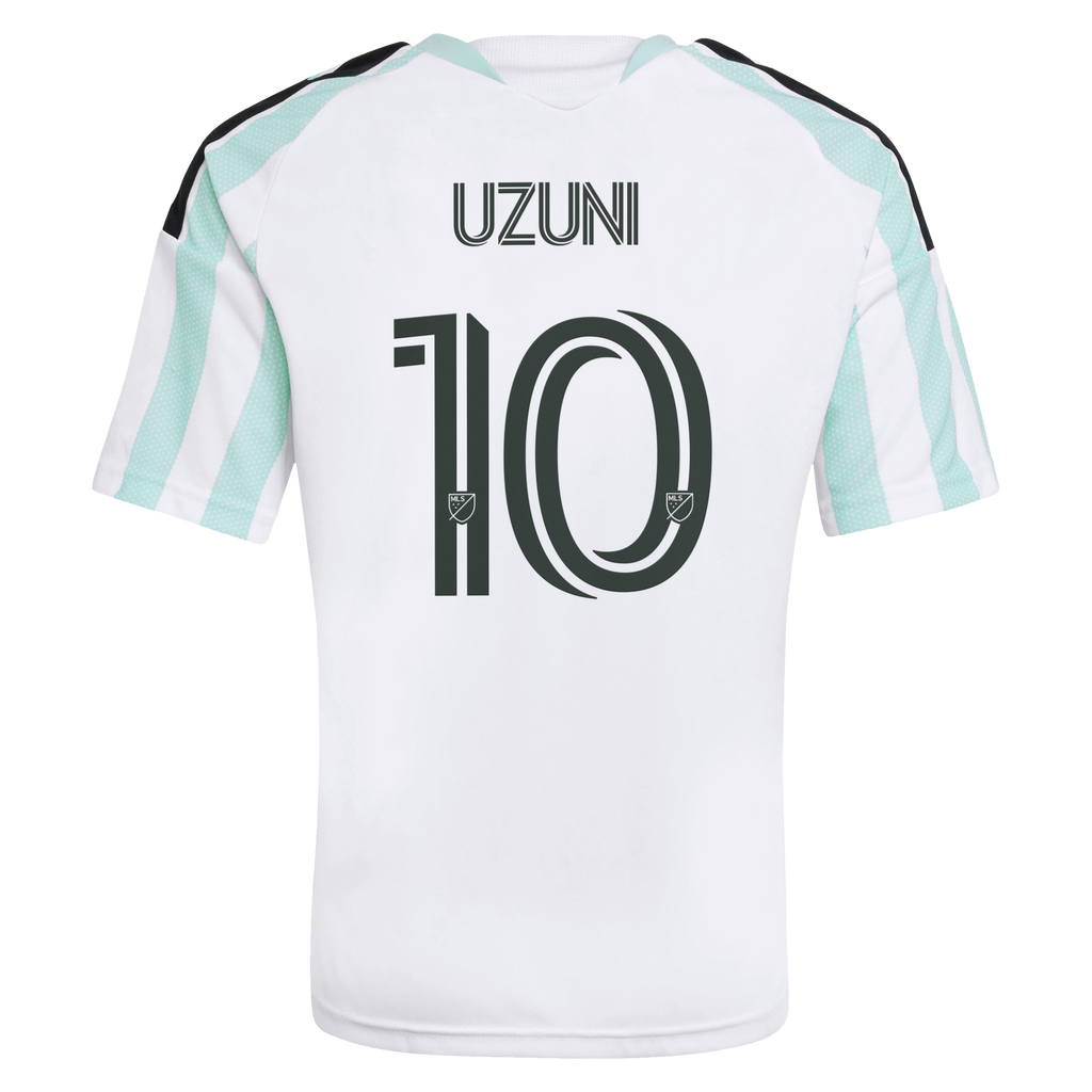 Youth Austin FC Myrto Uzuni White 2026 The Rooted Kit Replica Jersey