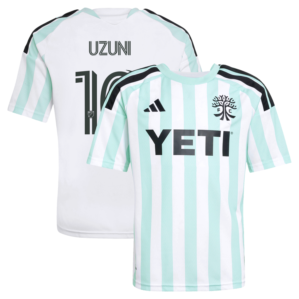 Youth Austin FC Myrto Uzuni White 2026 The Rooted Kit Replica Jersey