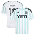 Youth Austin FC Myrto Uzuni White 2026 The Rooted Kit Replica Jersey