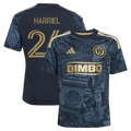 Youth Philadelphia Union Nathan Harriel Navy 2026 1776 Kit Replica Jersey
