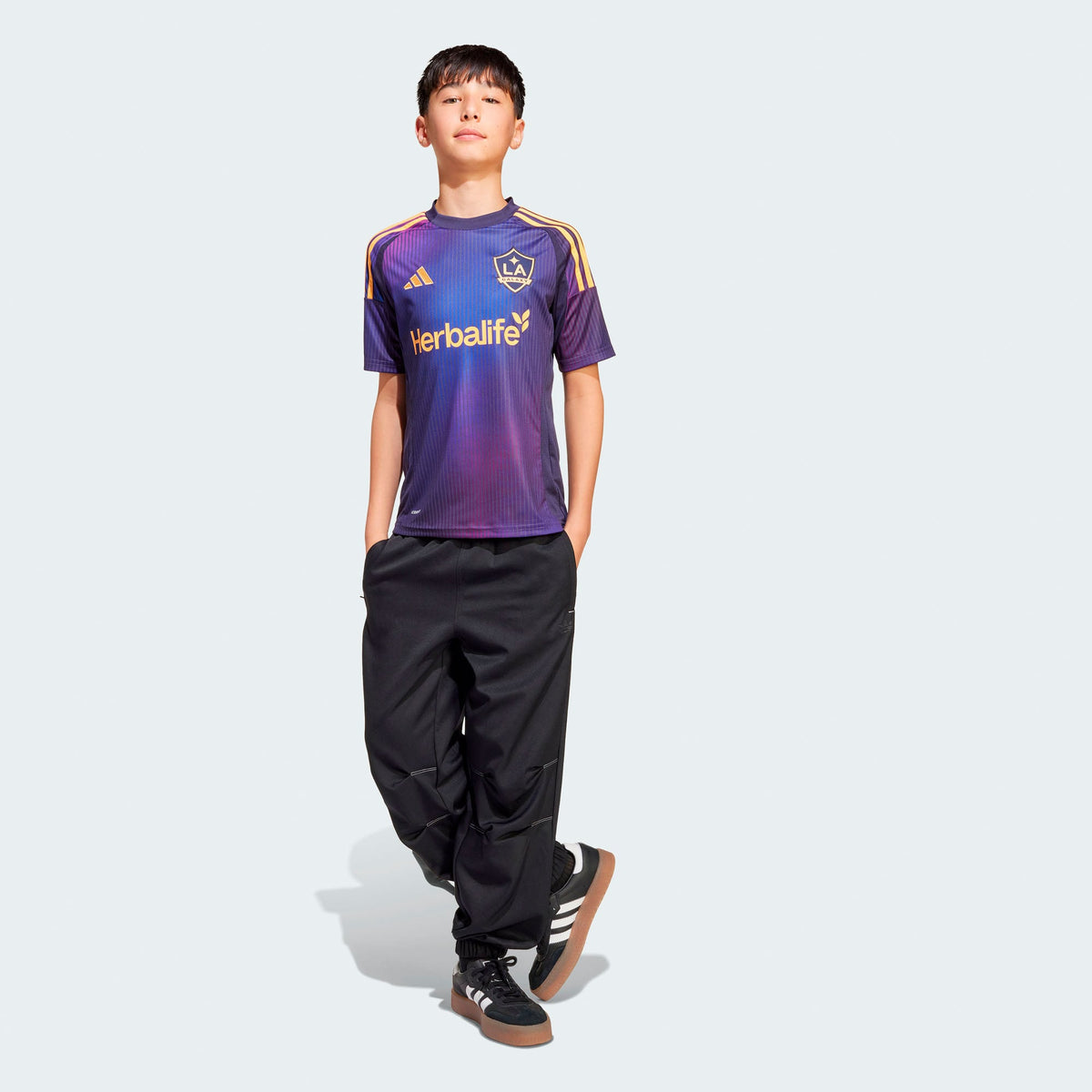 Youth LA Galaxy Navy 2025 RIZON Replica Jersey