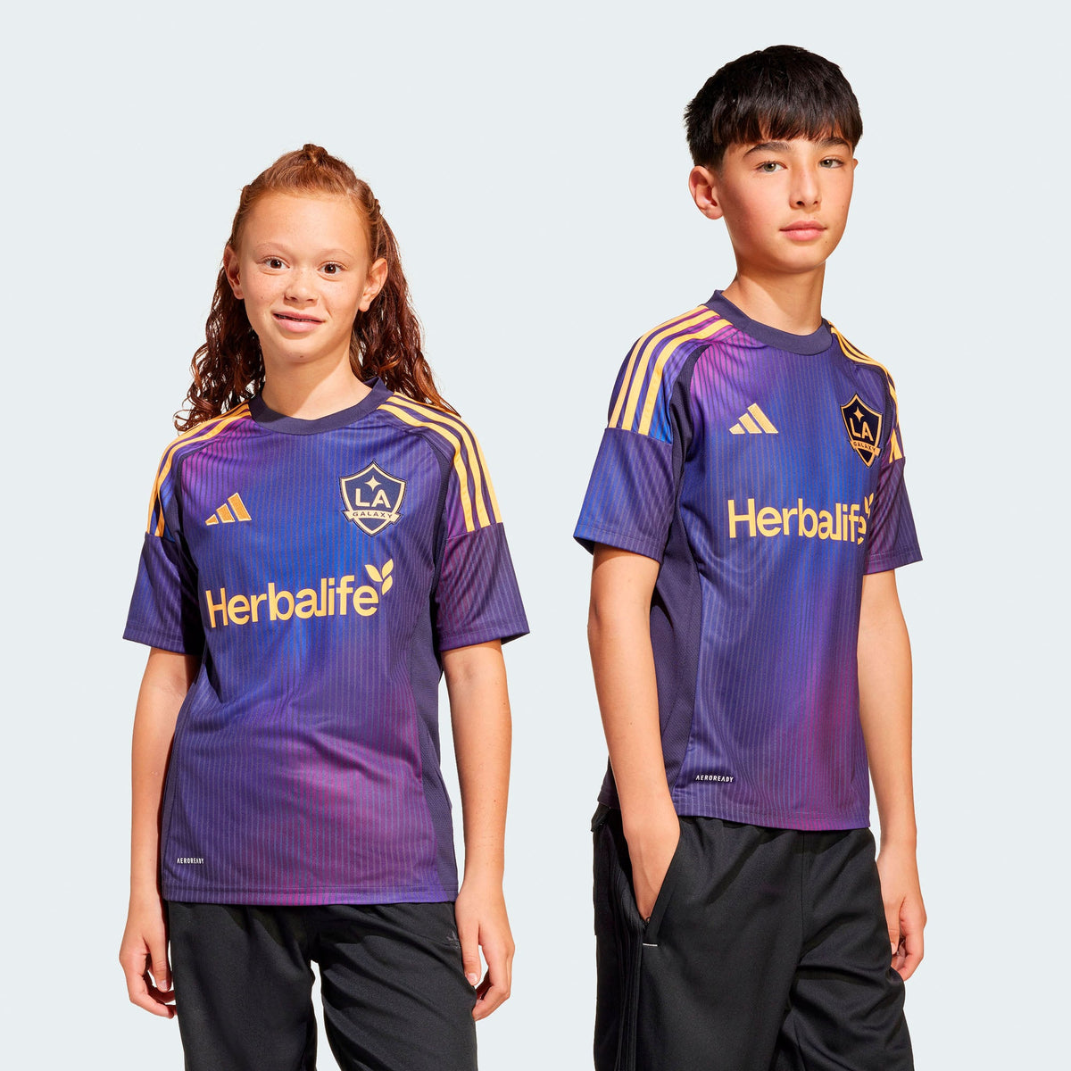 Youth LA Galaxy Navy 2025 RIZON Replica Jersey