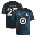 Youth Minnesota United FC Nectarios Triantis Black 2026 The Decade Kit Replica Jersey