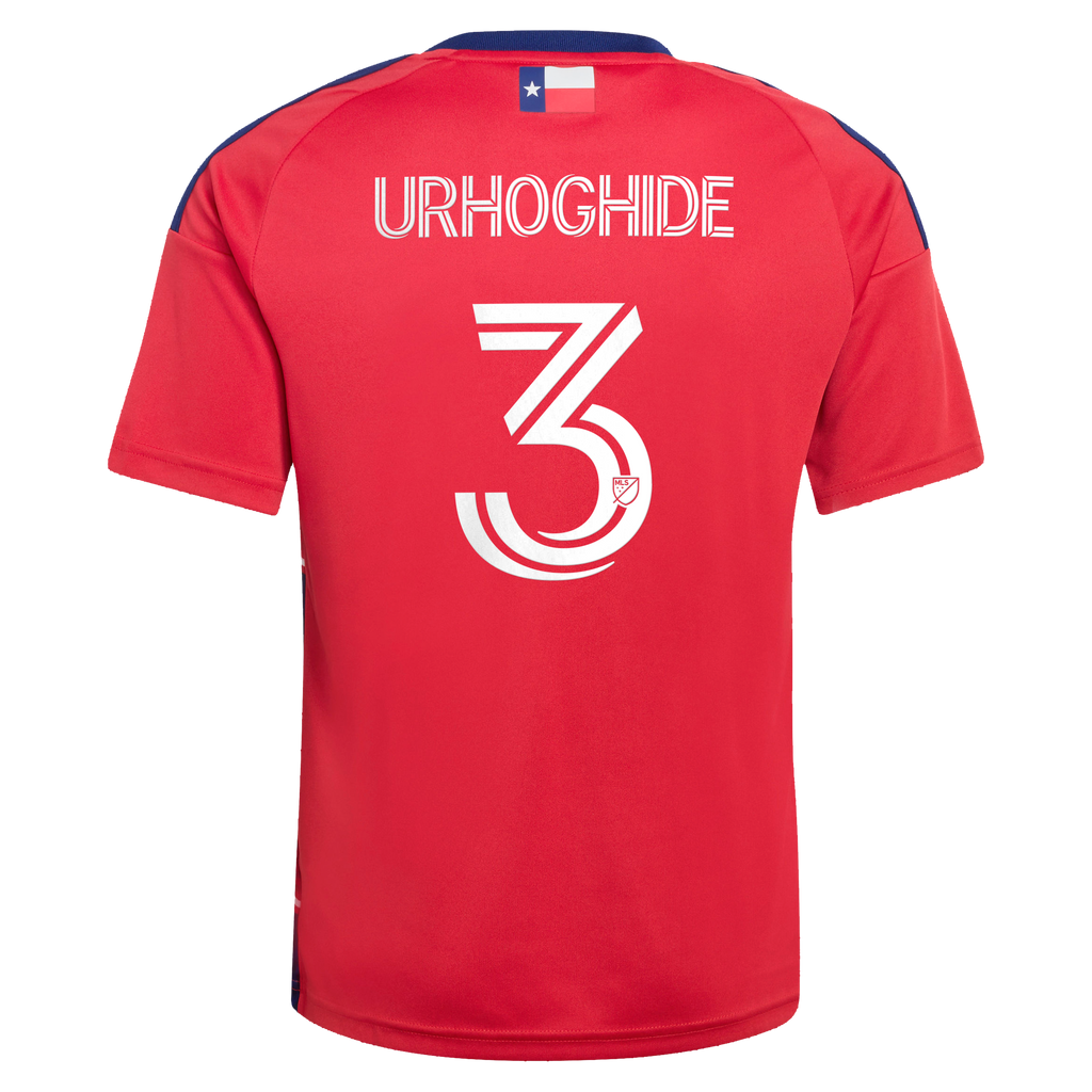 Youth FC Dallas Osaze Urhoghide Red 2026 DNA Kit Replica Jersey