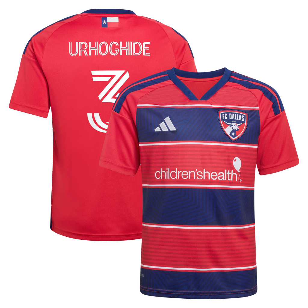 Youth FC Dallas Osaze Urhoghide Red 2026 DNA Kit Replica Jersey