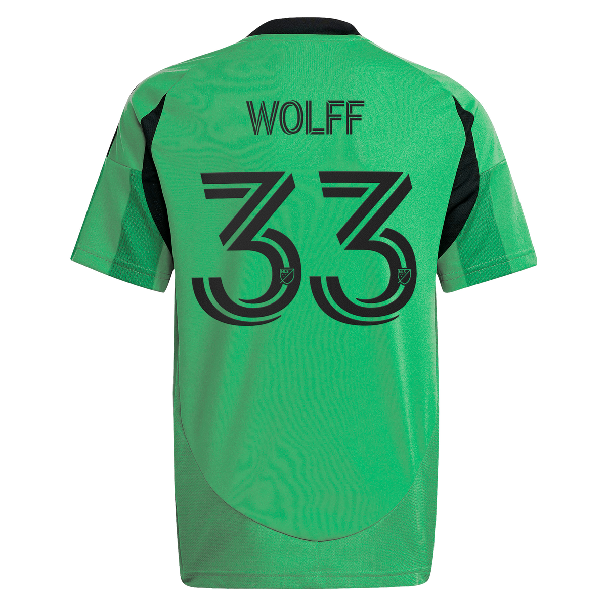 Youth Austin FC Owen Wolff Green 2025 The Heartbeat Kit Replica Jersey