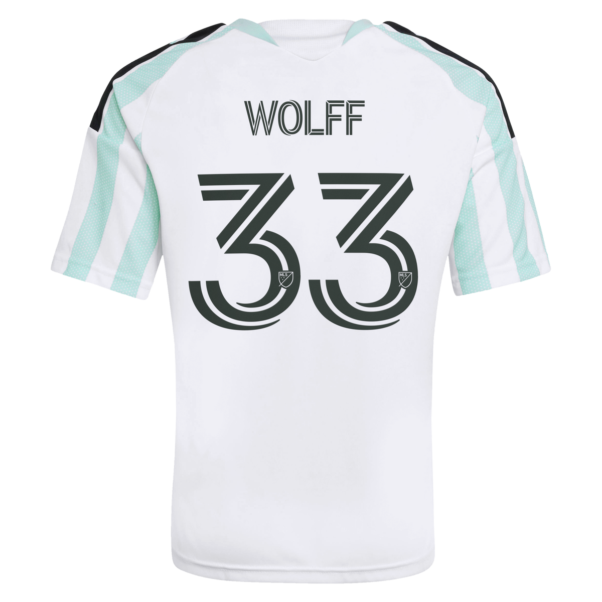 Youth Austin FC Owen Wolff White 2026 The Rooted Kit Replica Jersey