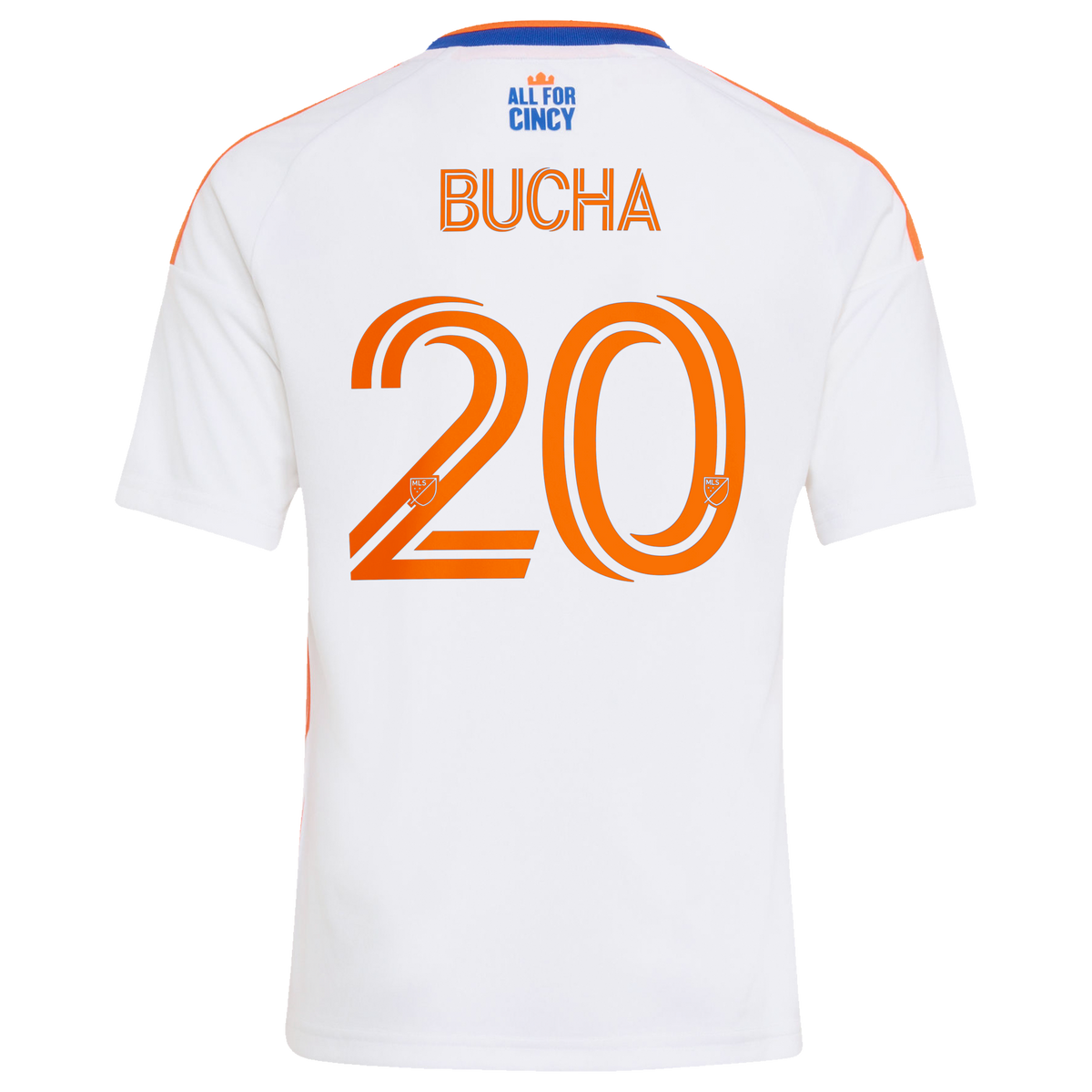 Youth FC Cincinnati Pavel Bucha White 2026 The Seven Hills Kit Replica Jersey