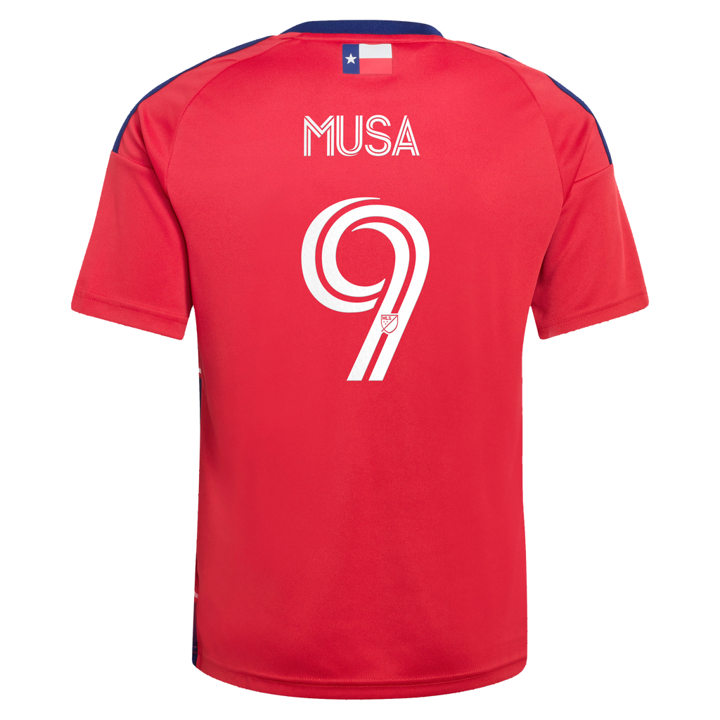 Youth FC Dallas Petar Musa Red 2026 DNA Kit Replica Jersey