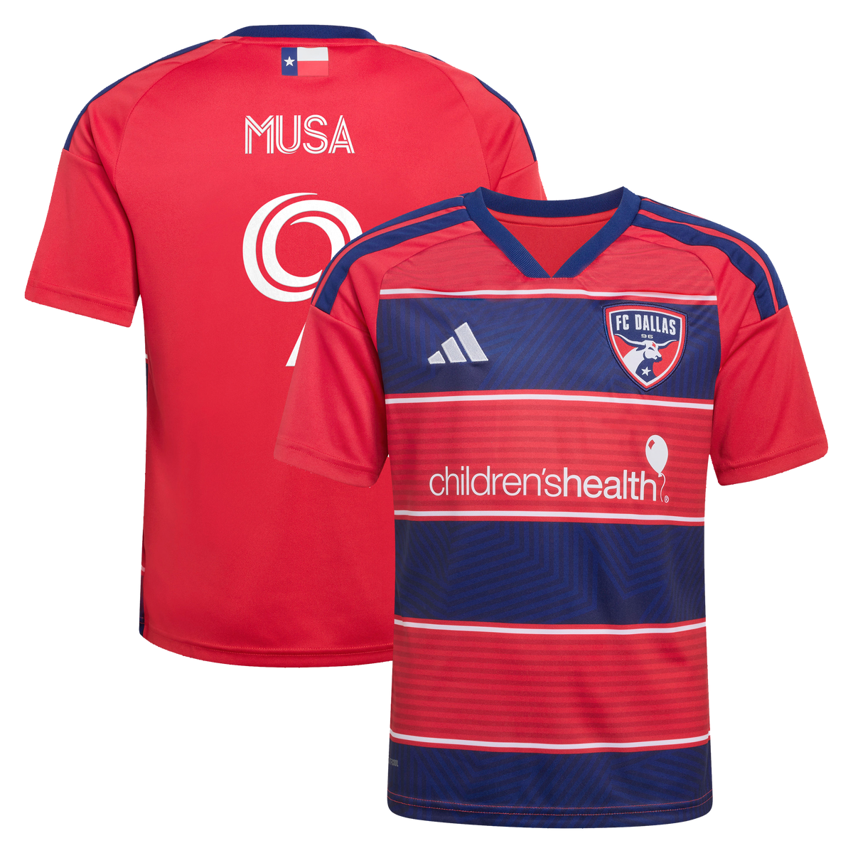 Youth FC Dallas Petar Musa Red 2026 DNA Kit Replica Jersey