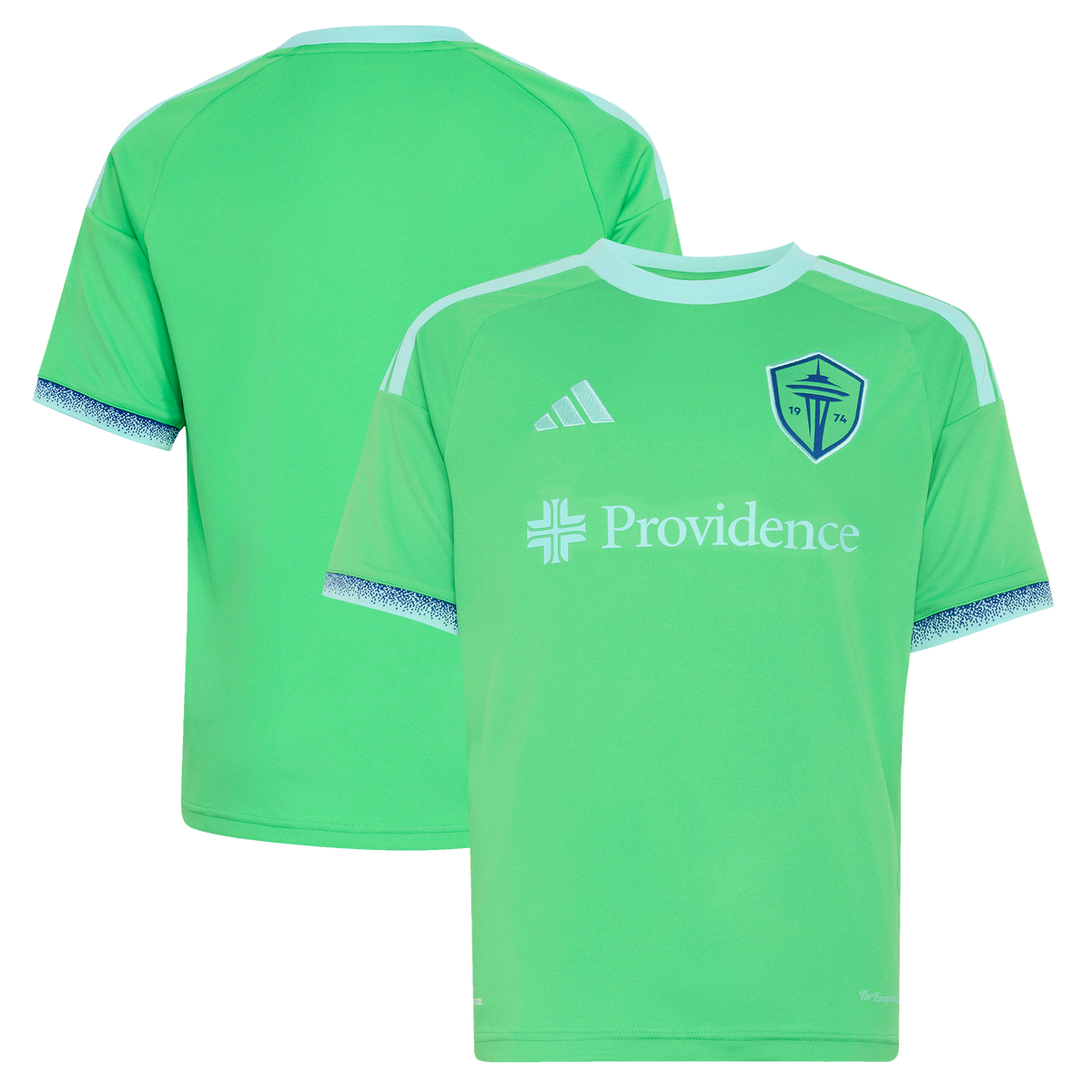 Youth Seattle Sounders FC Rave Green 2026 The Evergreen State Kit Replica Jersey
