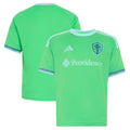 Youth Seattle Sounders FC Rave Green 2026 The Evergreen State Kit Replica Jersey