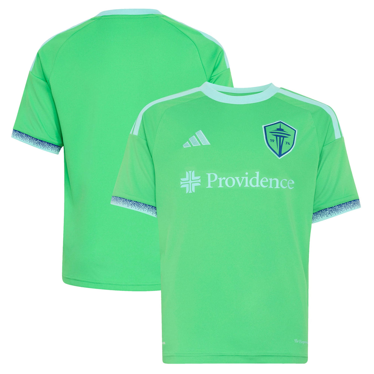 Youth Seattle Sounders FC Rave Green 2026 The Evergreen State Kit Replica Jersey