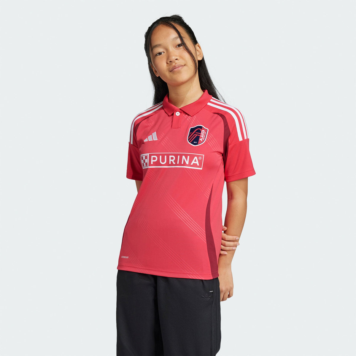 Youth St. Louis City SC Red 2025 Forever CITY Red Replica Jersey