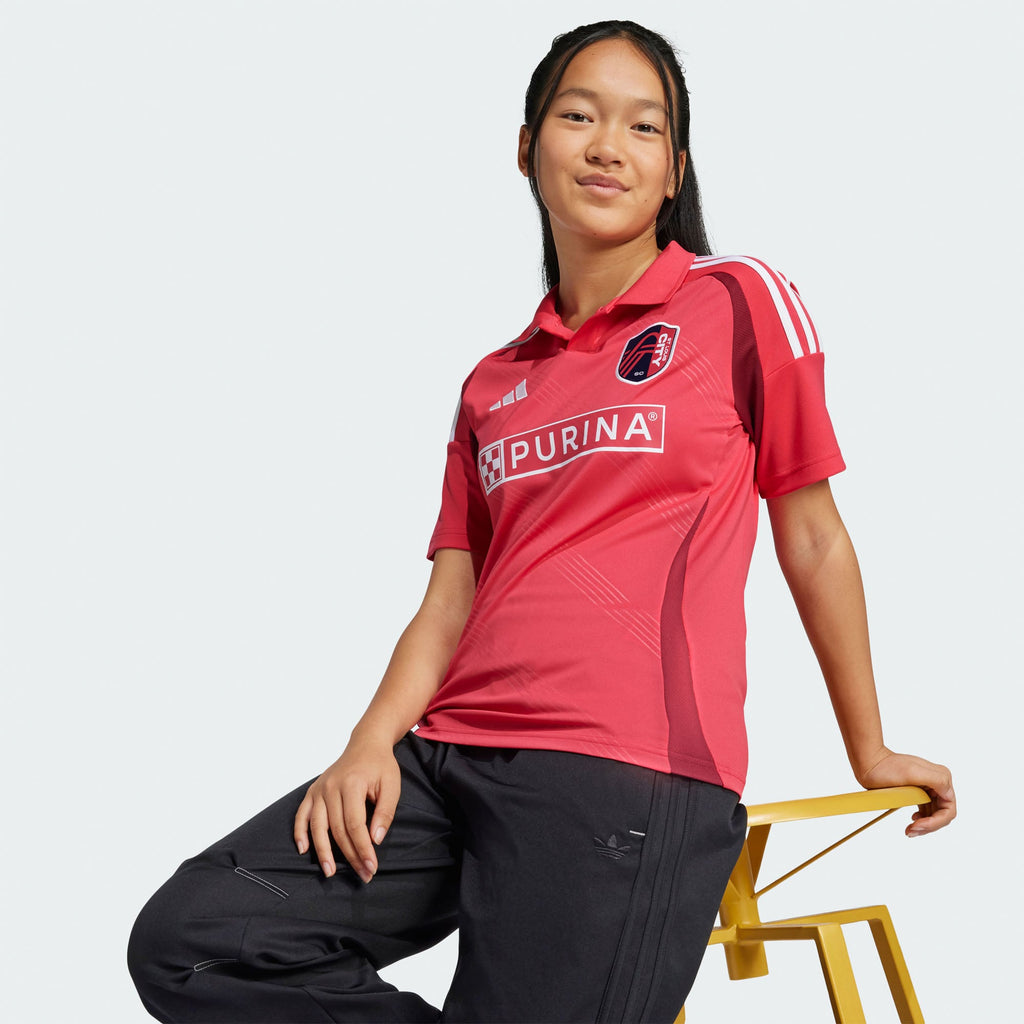 Youth St. Louis City SC Red 2025 Forever CITY Red Replica Jersey