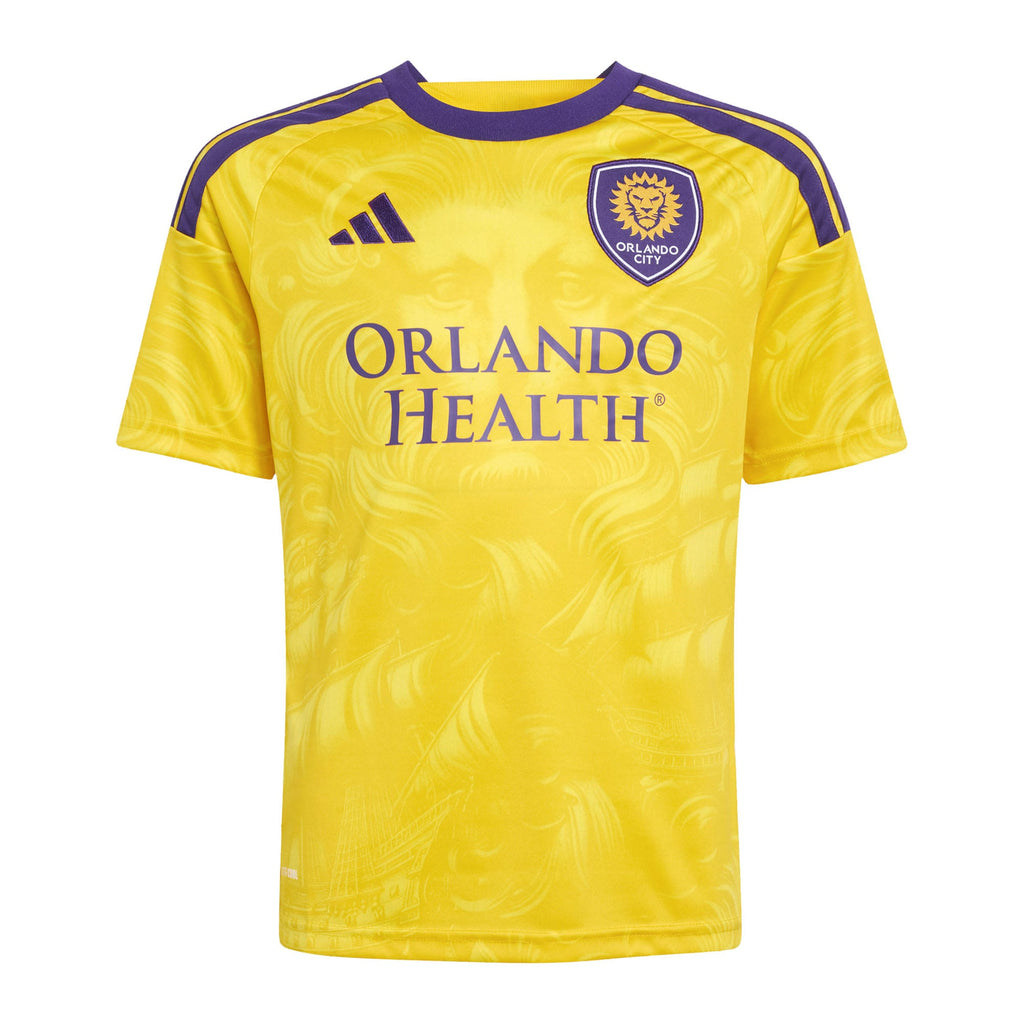 Youth Orlando City SC Robin Jansson Yellow 2026 Sunken Treasure Kit Replica Jersey
