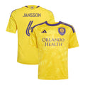 Youth Orlando City SC Robin Jansson Yellow 2026 Sunken Treasure Kit Replica Jersey
