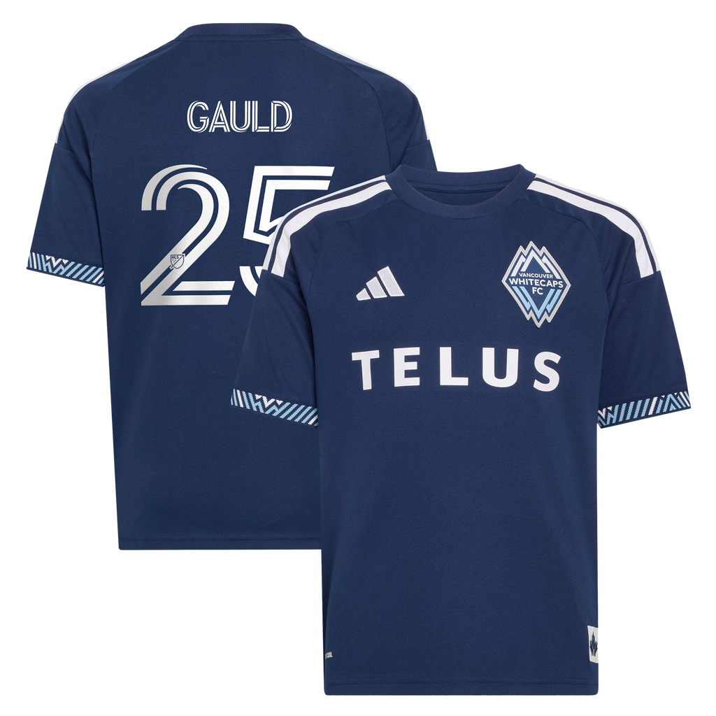 Youth Vancouver Whitecaps FC Ryan Gauld Blue The Coastal Jersey Replica Jersey