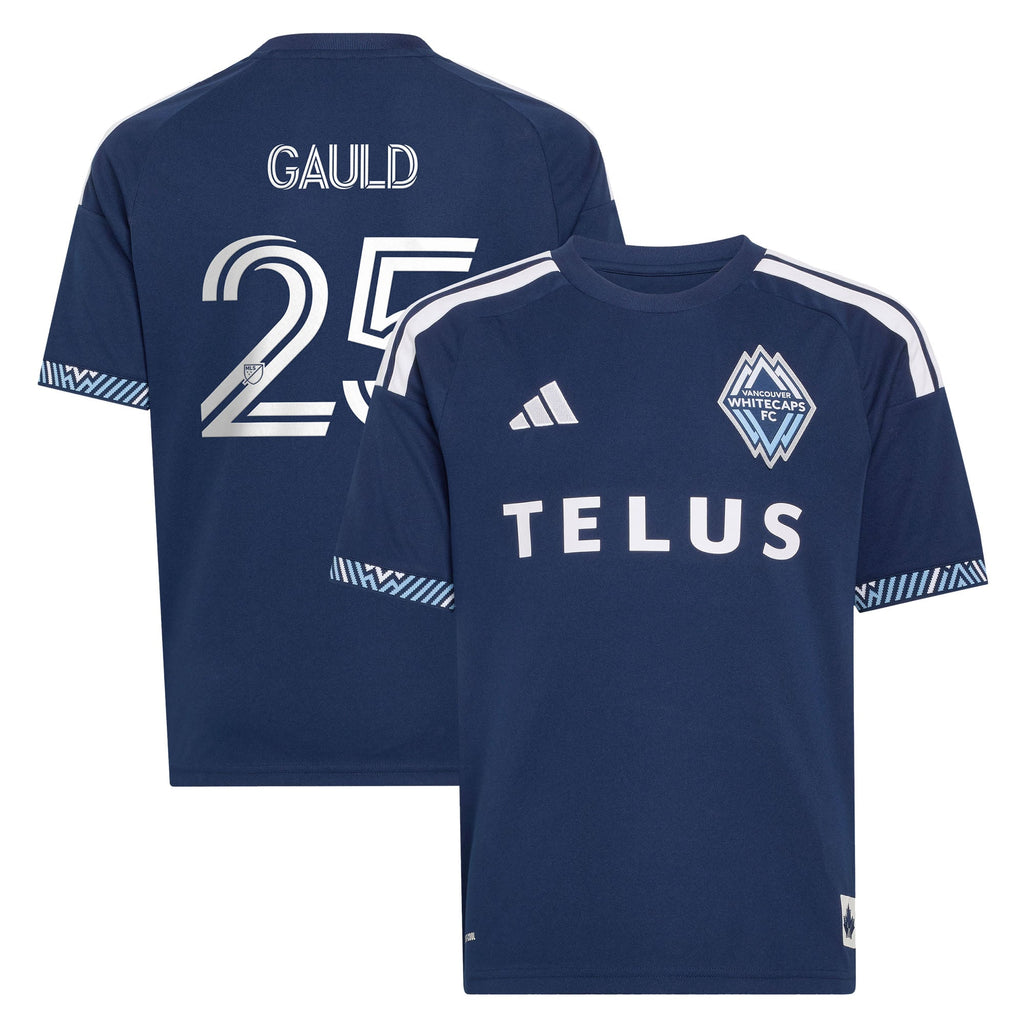 Youth Vancouver Whitecaps FC Ryan Gauld Blue The Coastal Jersey Replica Jersey