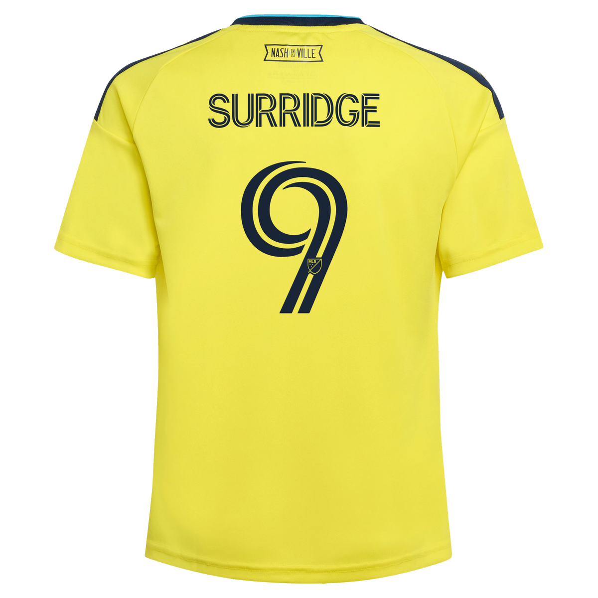 Youth Nashville SC Sam Surridge Yellow 2026 The Reverb Kit Replica Jersey