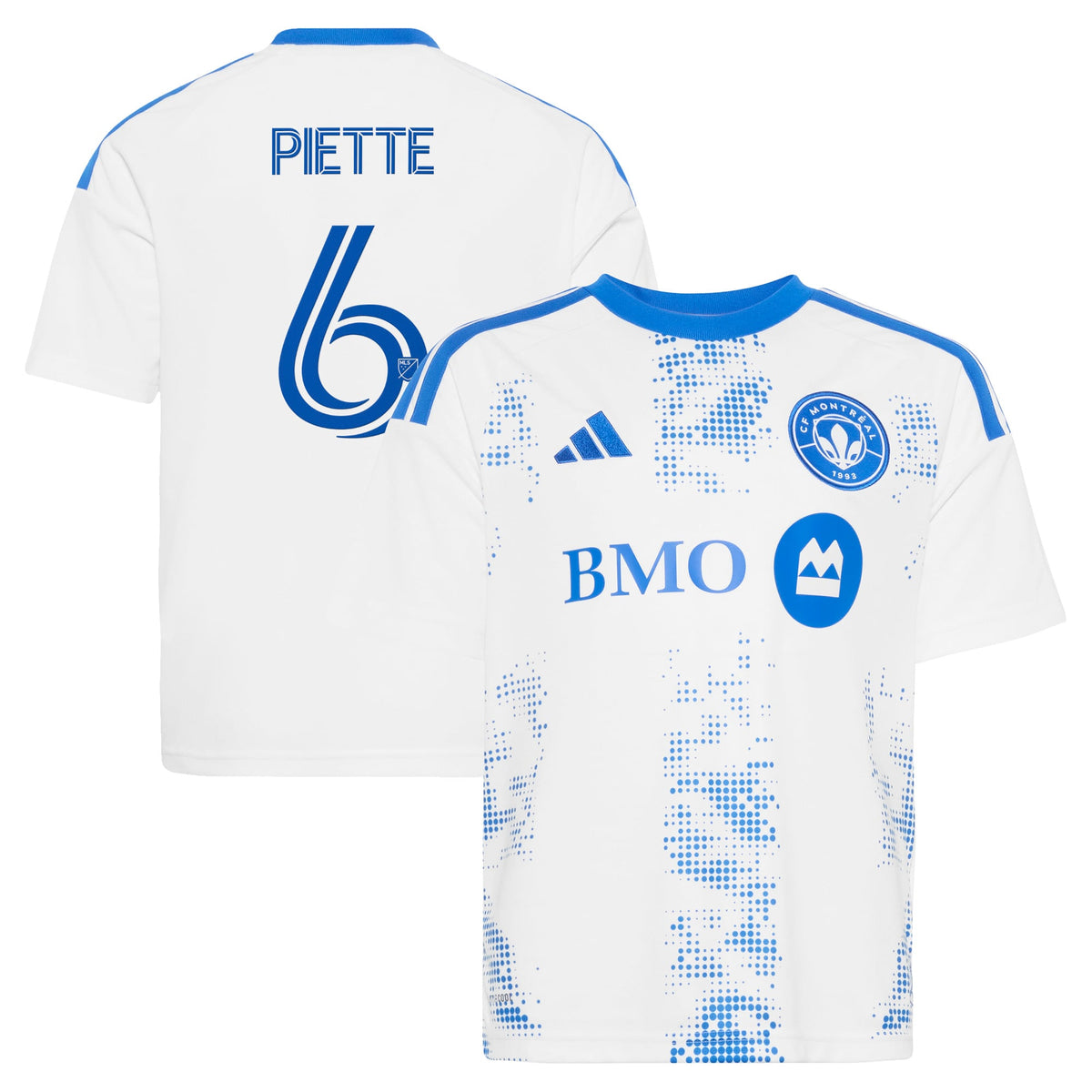 Youth CF Montreal Samuel Piette White 2026 The Procure Jersey Replica Jersey