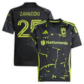 Youth Columbus Crew Sean Zawadzki Black 2025 The Goosebumps Kit Replica Player Jersey