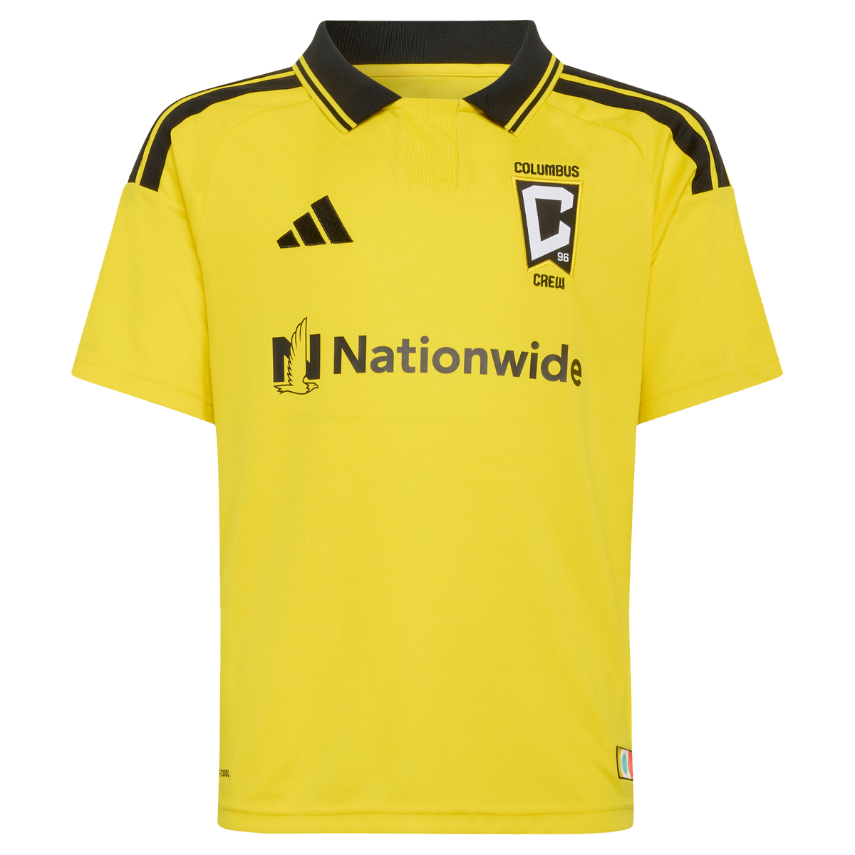 Youth Columbus Crew Sean Zawadzki Yellow 2026 The Crafted for Excellence Kit Replica Jersey