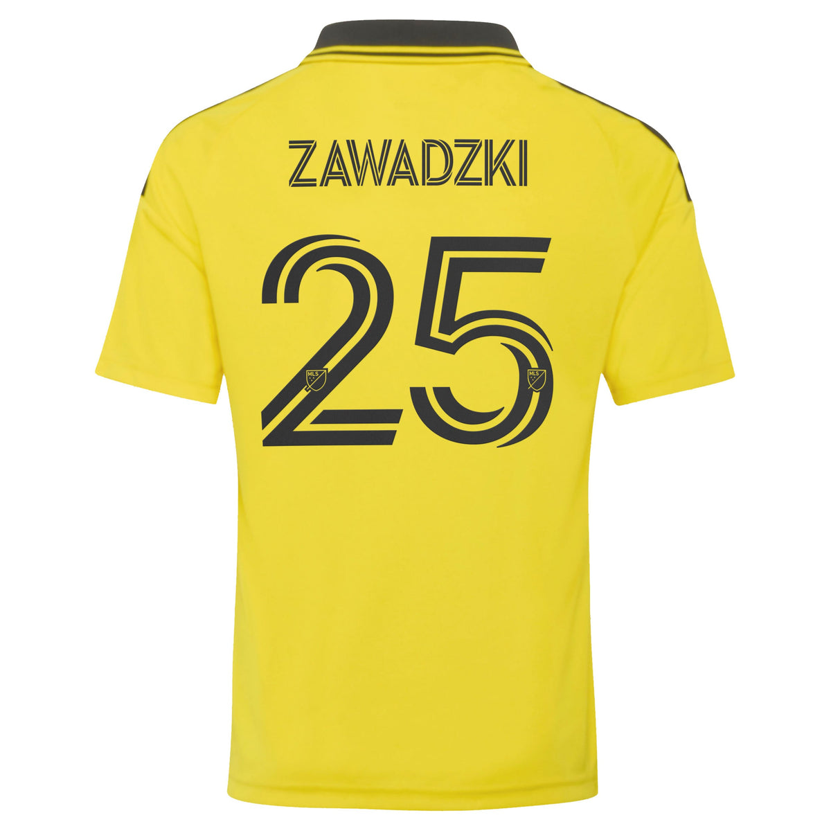 Youth Columbus Crew Sean Zawadzki Yellow 2026 The Crafted for Excellence Kit Replica Jersey