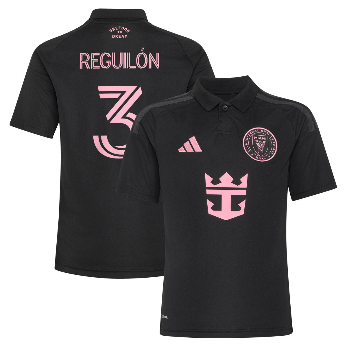 Youth Inter Miami CF Sergio Reguilón Black 2026 Presagio Replica Jersey