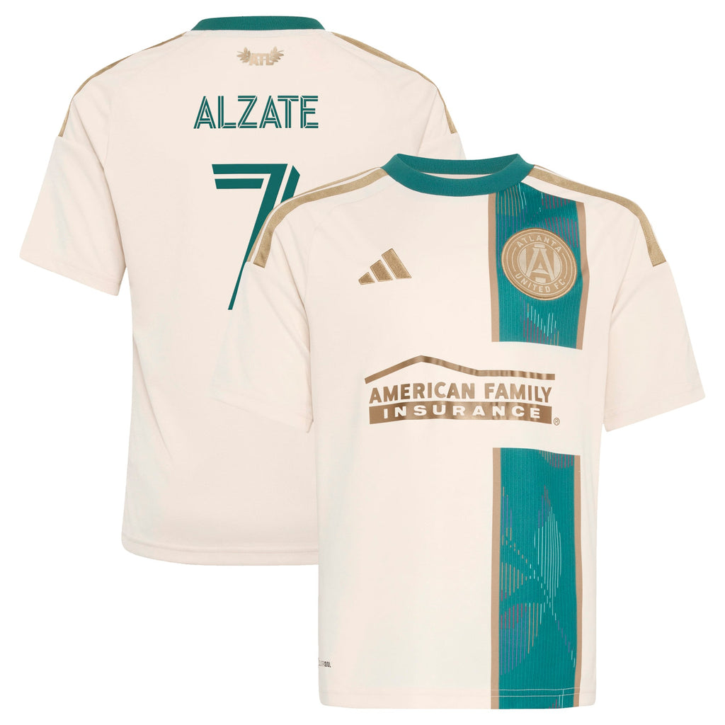 Youth Atlanta United FC Steven Alzate Tan 2026 Spirit of '96 Replica Jersey